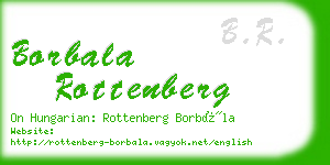 borbala rottenberg business card